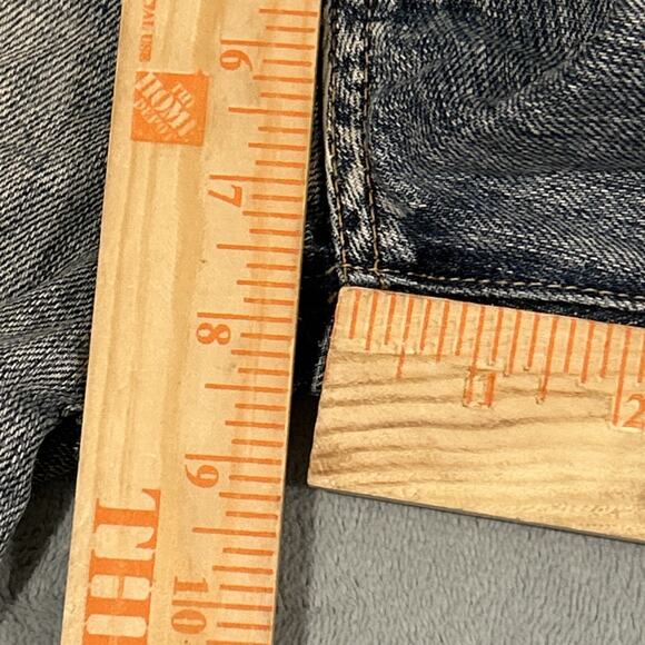 7 for All Mankind DOJO Capri Beyond Baggy Jhorts Shorts Women 25 30x13 Y2k 2000s - Picture 5 of 16